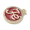 Brass Micro Pave Cubic Zirconia Pendants KK-K368-14G-3