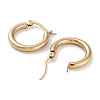 Ring 304 Stainless Steel Hoop Earrings for Women Men EJEW-B049-01A-G-2