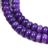 Dyed Natural White Jade Beads Strands G-G107-A24-01-3
