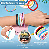 Polymer Clay Beads Bracelets BJEW-TAC0032-5