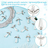 Alloy & Acrylic Pendands PALLOY-HY00030-5