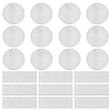 40Pcs 2 Styles Aluminum Pendants FIND-SC0010-22-1