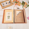 Rectangle Imitation Leather with Alloy Scrapbook DIY Binder Photo Album AJEW-WH20006-475C-4