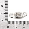 Tibetan Style Alloy Links Connector Charms FIND-D042-07A-AS-3