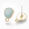Alloy Stud Earring Findings PALLOY-S177-39B-2