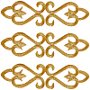20Pcs Flower Polyester Computerized Embroidery Sew on Patches PATC-CY0001-33-7