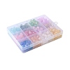 360Pcs 12 Colors Frosted Transparent Acrylic Beads OACR-FS0002-23-6