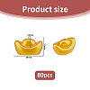 Resin Gold Ingot Mini Model DJEW-FH0001-43A-2