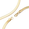 304 Stainless Steel Herringbone Chains Necklace for Men NJEW-N050-A07-5-45G-2