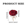 1Pc Cloth Flower Brooch JEWB-LP0010-05-2