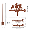 Iron Wind Direction Indicator AJEW-WH0525-003-2