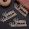 Word Happy Halloween Blank Wooden Cutouts Ornaments WOOD-L010-01-6