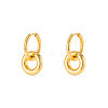 304 Stainless Steel Hoop Dangle Earrings for Women BL8973-1-1