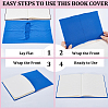 CRASPIRE 3Pcs Elastic Fabric Book Covers DIY-CP0007-42B-6