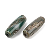 Tibetan Style dZi Beads TDZI-E004-65-04-3