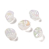 UV Plating Rainbow Iridescent Acrylic Beads LS-PACR-M002-07A-1