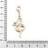 Alloy Rhinestone Pendant Decoration HJEW-P021-01H-G-3