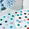 80Pcs 10 Styles Natural Howlite & Synthetic Turquoise & Synthetic Malachite Cabochons G-AR0006-05-4