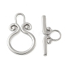 304 Stainless Steel Toggle Clasps STAS-H483-44P-1