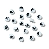 20Pcs Printed Opaque Acrylic Beads SACR-YW0001-96A-1