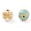 Alloy Enamel Beads ENAM-M008-29G-2