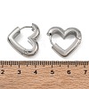 304 Stainless Steel Hoop Earrings SA-CBA46AF-26P-02-5