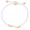 1pc Adjustable Nylon Cord Slider Bracelets for Women BJEW-LP0001-33J-G-1