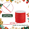 4 Rolls 4 Colors Nylon Braided Cord NWIR-GA0001-01-2