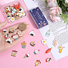 SUNNYCLUE 52pcs 13 style Alloy Enamel Pendants ENAM-SC0004-48-3