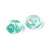 Baking Paint Electroplate Transparent Glass Beads EGLA-Q141-01B-A09-2