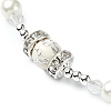 Cross & Virgin Mary Alloy Rosary Bead Necklaces NJEW-JN05123-02-5