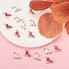 20Pcs 2 Colors Alloy Enamel Pendants PALLOY-CJ0001-137-4