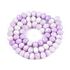 Anti-Tarnish Ombre Effect Dyed Glass Beads Strands LS-GLAA-C023-02-B07-2