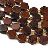 Natural Mahogany Obsidian Beads Strands G-F833-B12-01-3
