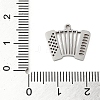 5Pcs 201 Stainless Steel Pendants STAS-B064-12P-3