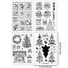 Globleland 4 Sheets 4 Styles PVC Plastic Stamps DIY-GL0004-02G-6