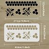 Plastic Painting Stencils Sets DIY-WH0172-892-2