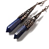 Natural Lapis Lazuli Dowsing Pendulum Big Pendants G-H285-06R-05-1