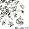 20Pcs 20 Styles Tibetan Style Alloy Pendants TIBEP-YW0001-87-3