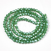 Opaque Solid Color Electroplate Glass Beads Strands LS-EGLA-A039-P2mm-A08-2