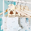 Wood Baby Closet Size Dividers AJEW-WH0352-002-6