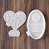 Heart Candle Holder DIY Silhouette Silicone Molds SIL-F007-12C-2