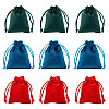 10Pcs Velvet Jewelry Drawstring Storage Pouches ABAG-TA0001-31A-3