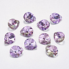 Faceted K9 Glass Rhinestone Charms RGLA-F053-B-001VL-2