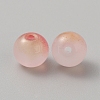 Two Tone Baking Paint Glass Beads GLAA-WH0031-62B-2