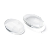 Transparent Oval Glass Cabochons X-GGLA-R022-30x22-2