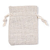 Cotton Cloth Packing Pouches Drawstring Bags ABAG-R011-7X9-01-1