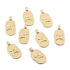 Brass Pendants KK-O140-20G-07-1