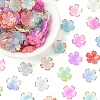 120Pcs 8 Colors Acrylic Bead Caps OACR-FS0001-83-2