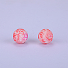 Printed Round Silicone Focal Beads SI-JX0056A-95-1